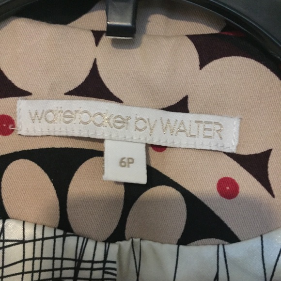 Walter baker by Walter red & tan cropped blazer. 6P - Picture 9 of 11